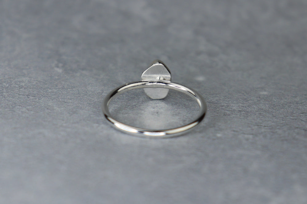 UK Size U Welsh Sea Pottery Ring