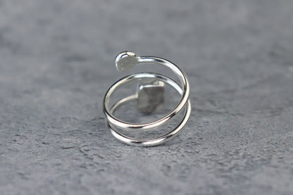 UK Size N/O Welsh Sea Glass Ring