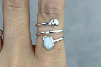 UK Size N/O Welsh Sea Glass Ring