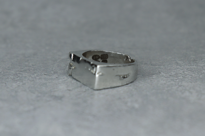 UK Size U Welsh Signet Ring Hallmarked