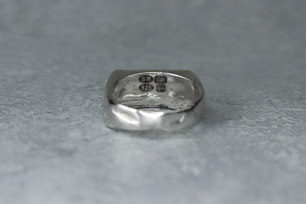 UK Size S/T Welsh Signet Ring Hallmarked