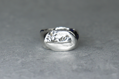 UK Size R/S Welsh Sea Glass Signet Ring