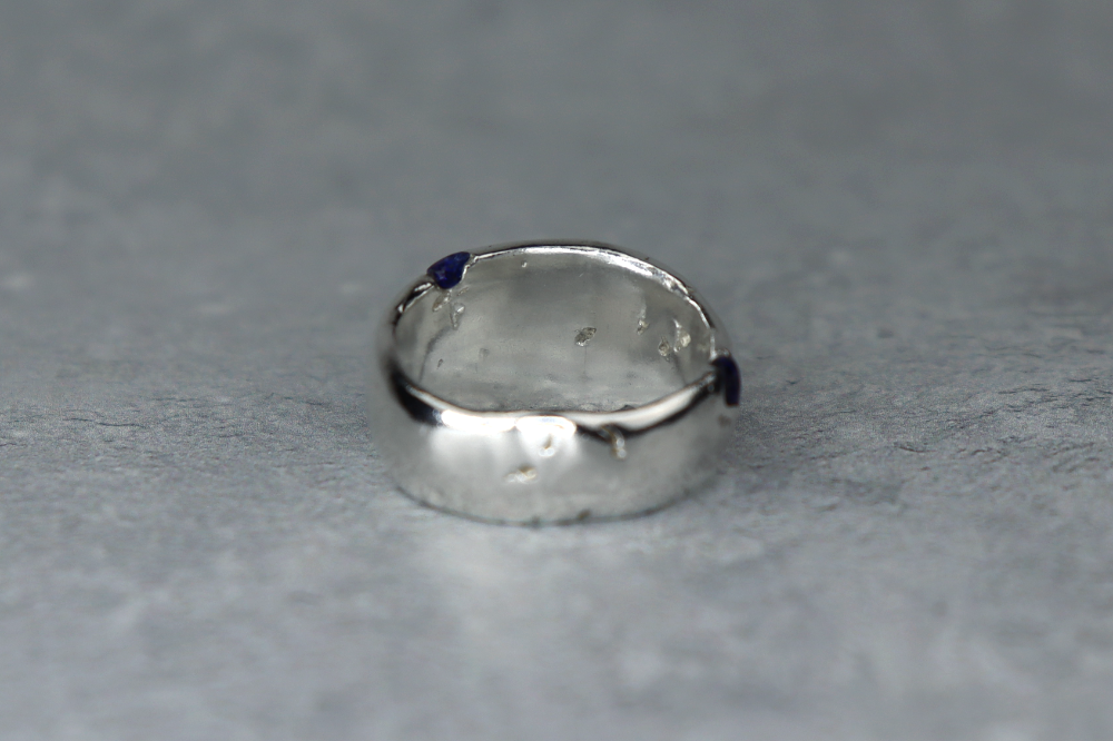 UK Size R/S Welsh Sea Glass Signet Ring