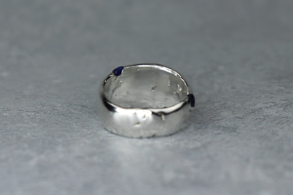 UK Size R/S Welsh Sea Glass Signet Ring