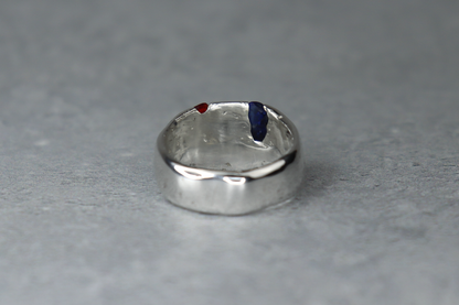 UK Size S Welsh Sea Glass Signet Ring