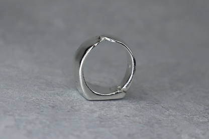 UK Size M/N Welsh Sea Glass Signet Ring