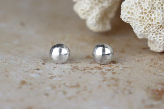 Ball Sterling Silver Studs