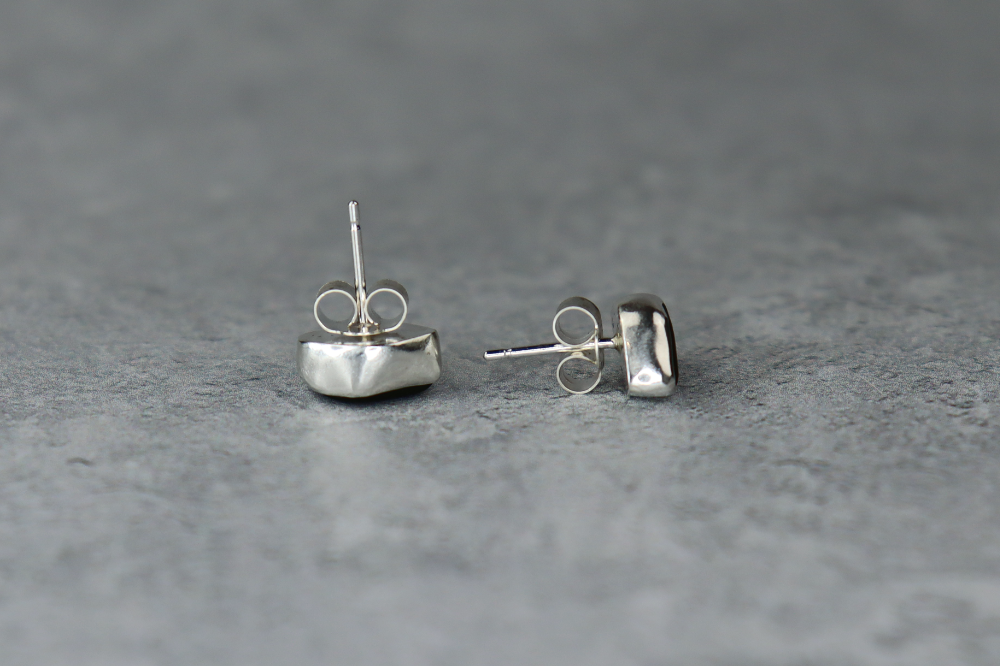 Welsh Sea Glass Stud Earrings