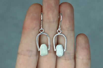 Welsh Sea Glass Geometric Earring