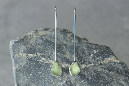 Welsh Sea Glass Drop Earrings