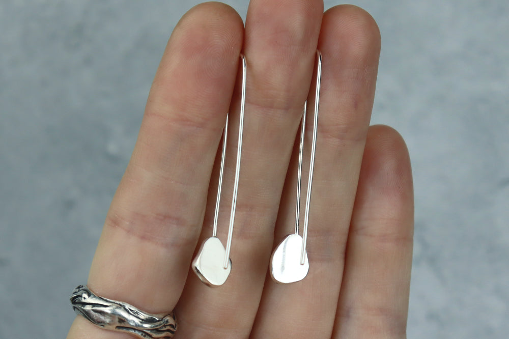 Welsh Sea Glass Drop Earrings