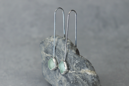 Welsh Sea Glass Drop Earrings