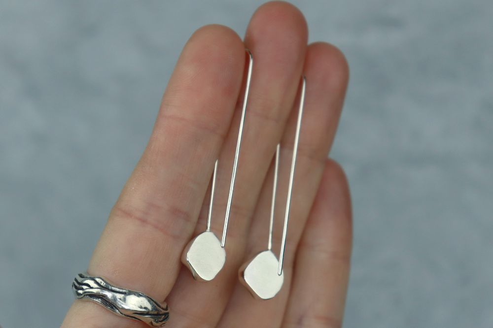 Welsh Sea Glass Drop Earrings