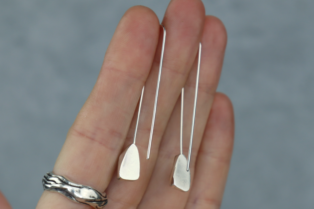 Welsh Sea Glass Drop Earrings