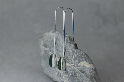 Welsh Sea Glass Drop Earrings