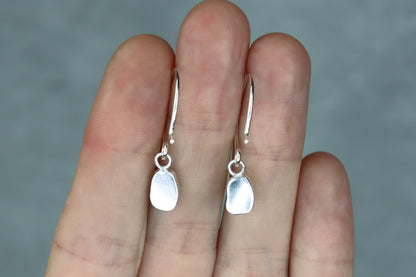 Welsh Sea Glass Hoop Earrings