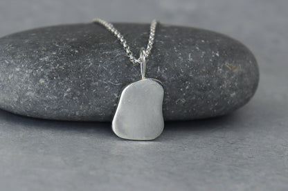 Welsh Sea Glass Silver Necklace
