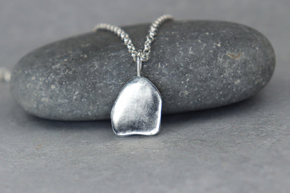 Welsh Sea Glass Silver Necklace
