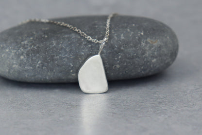 Welsh Sea Glass Silver Necklace