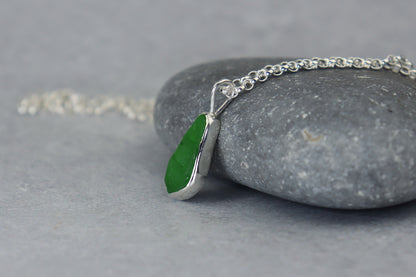 Welsh Sea Glass Silver Necklace
