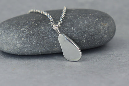 Welsh Sea Glass Silver Necklace