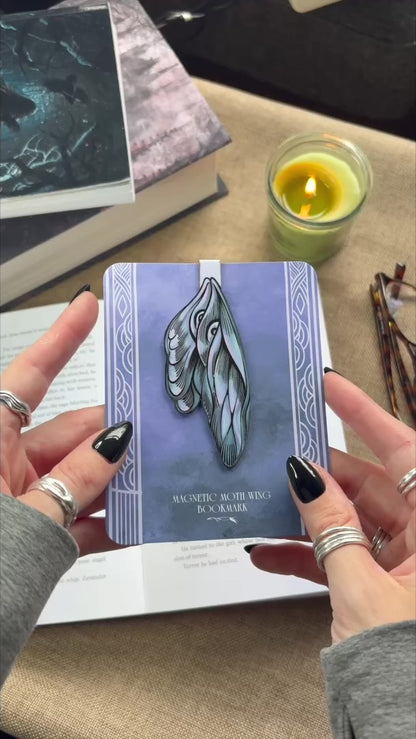 Handmade Moth Magnetic Bookmark