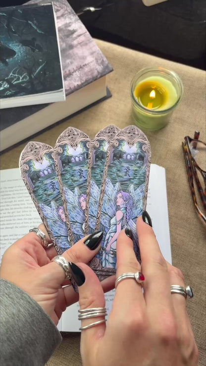 Romantasy Dragonfly Woodland Bookmark