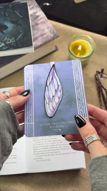 Handmade Dragonfly Magnetic Bookmark