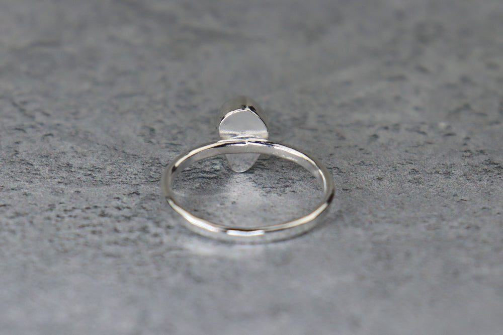 UK Size U Welsh Sea Glass Ring