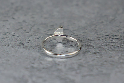UK Size M Welsh Sea Glass Ring