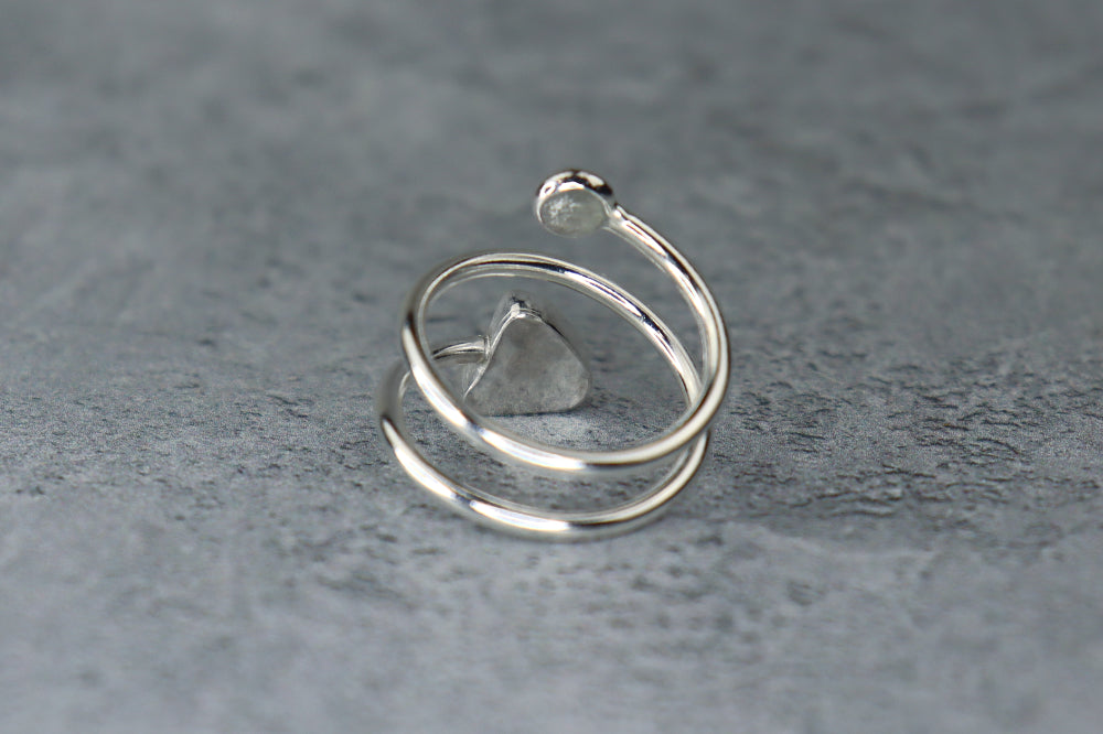 UK Size N/O Welsh Sea Glass Ring