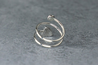 UK Size N/O Welsh Sea Glass Ring