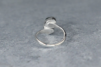 UK Size J Welsh Sea Glass Ring