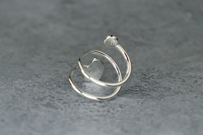 UK Size M/N Welsh Sea Glass Ring