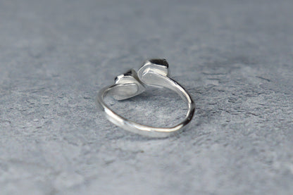 UK Size K/L Welsh Sea Glass Ring