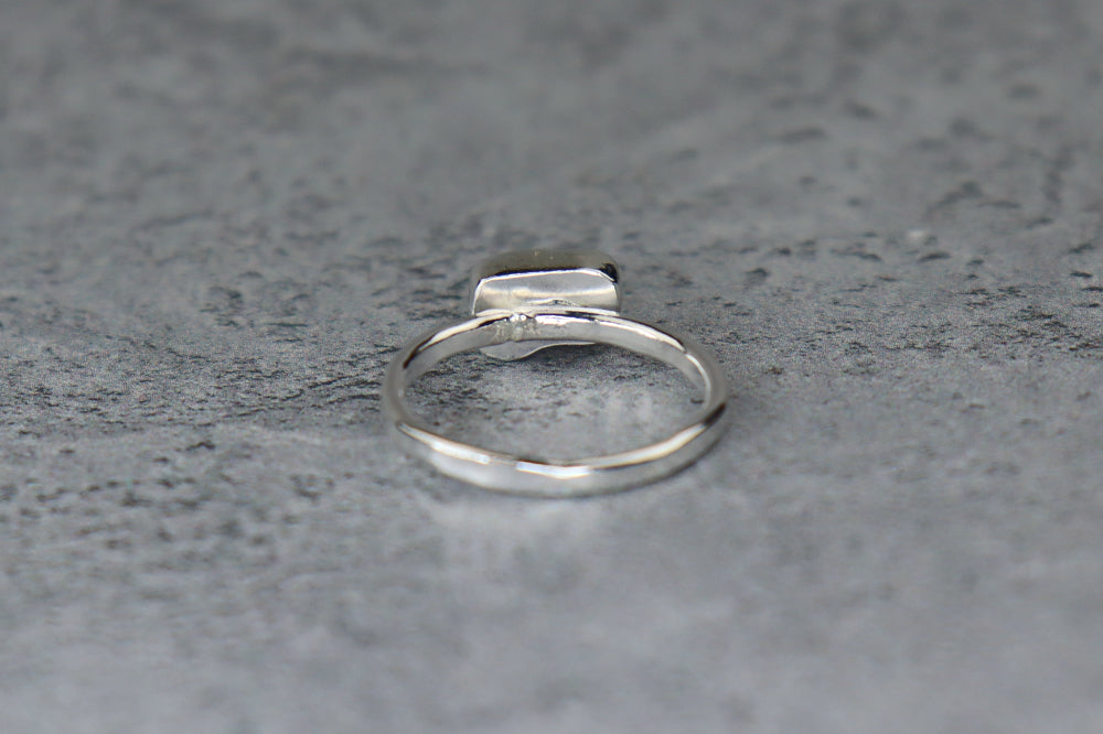 UK Size M Welsh Sea Glass Ring
