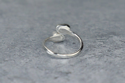 UK Size R Welsh Sea Glass Ring
