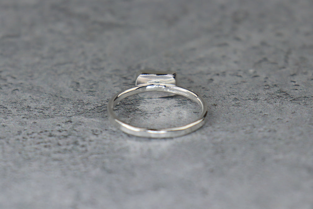 UK Size T Welsh Sea Glass Ring