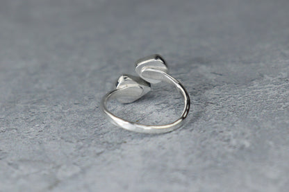 UK Size Q Welsh Sea Glass Ring