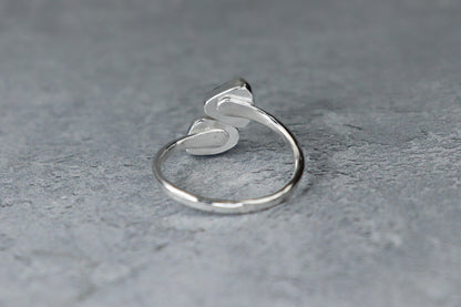 UK Size T/U Welsh Sea Glass Ring