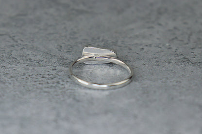 UK Size U/V Welsh Sea Glass Ring