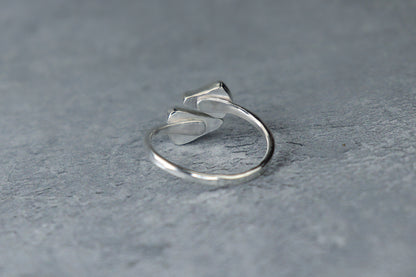 UK Size U/V Welsh Sea Glass Ring