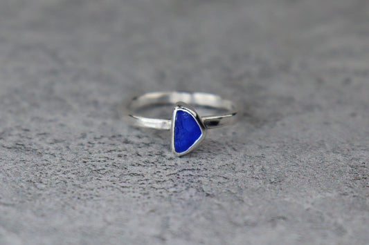 UK Size N/O Welsh Sea Glass Ring