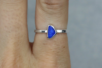 UK Size N/O Welsh Sea Glass Ring
